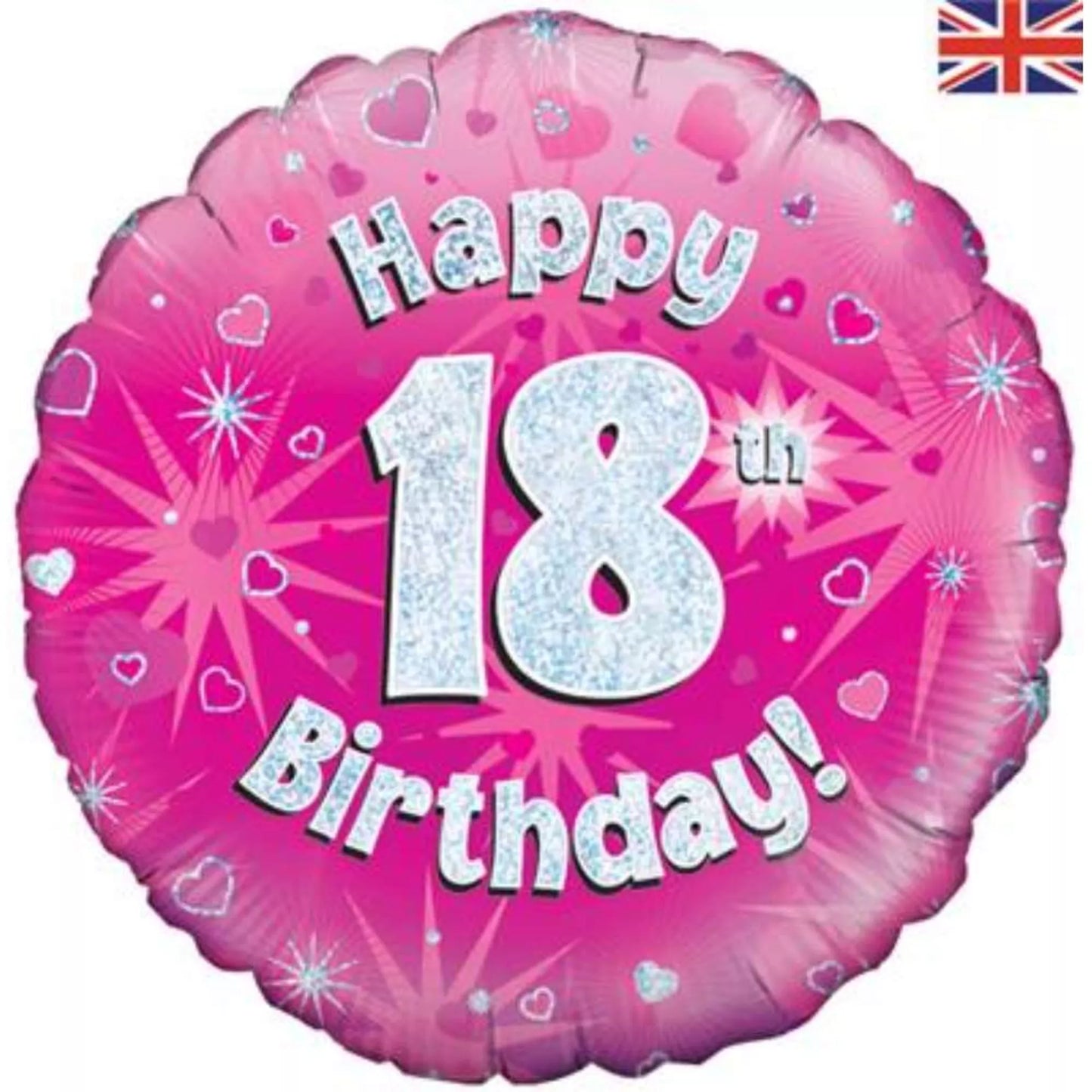 18th Birthday Round Foil Helium Balloon