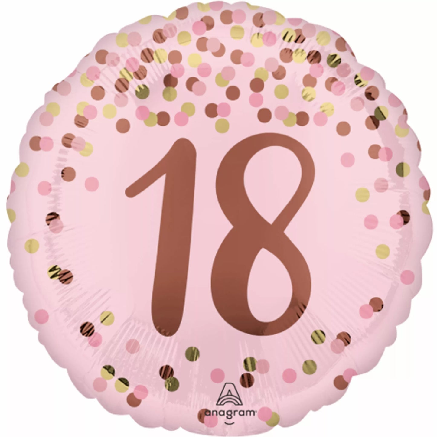 18th Birthday Round Foil Helium Balloon