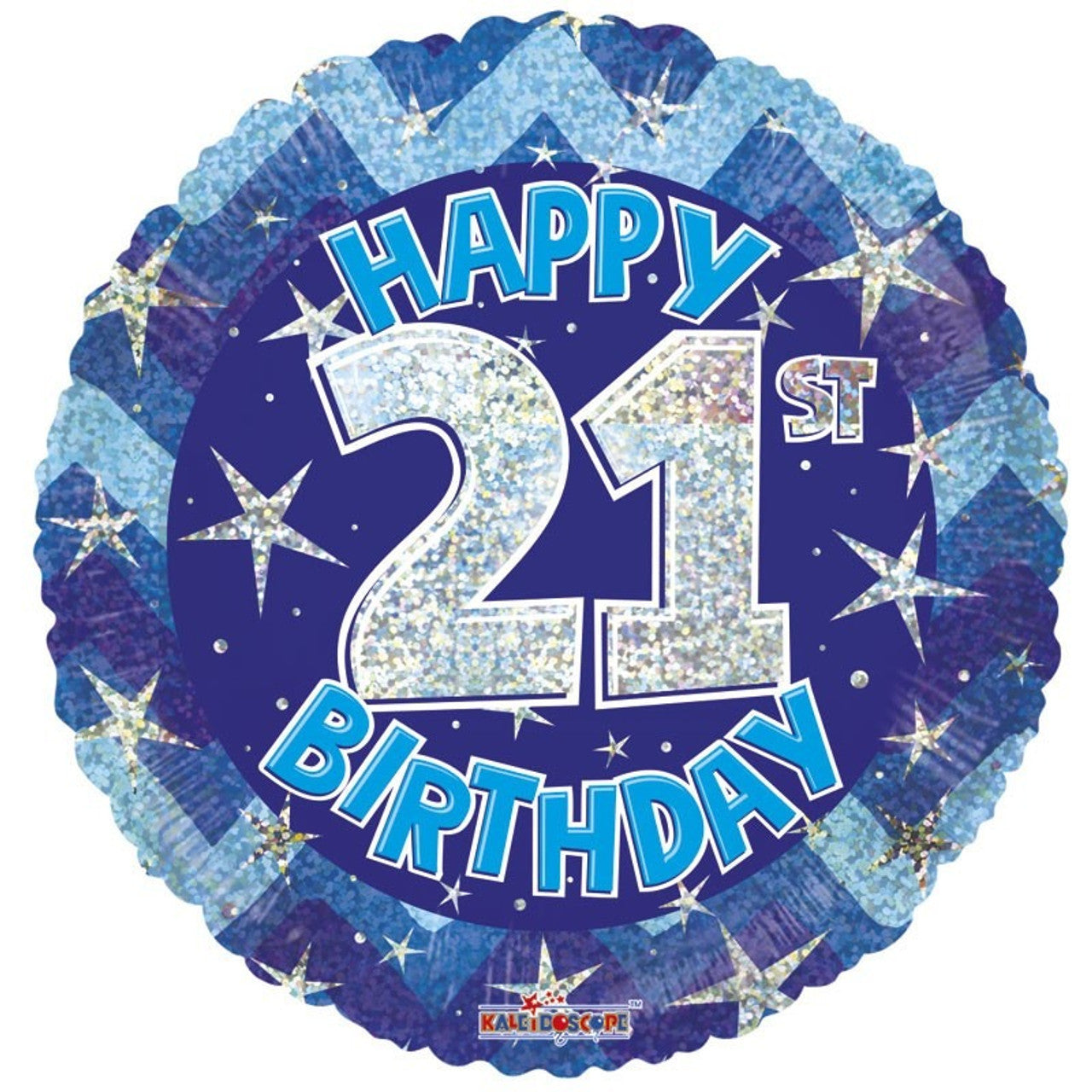 21st Birthday Round Foil Helium Balloon