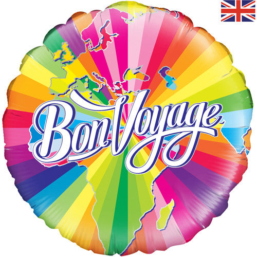 Bon Voyage Foil Helium Balloon