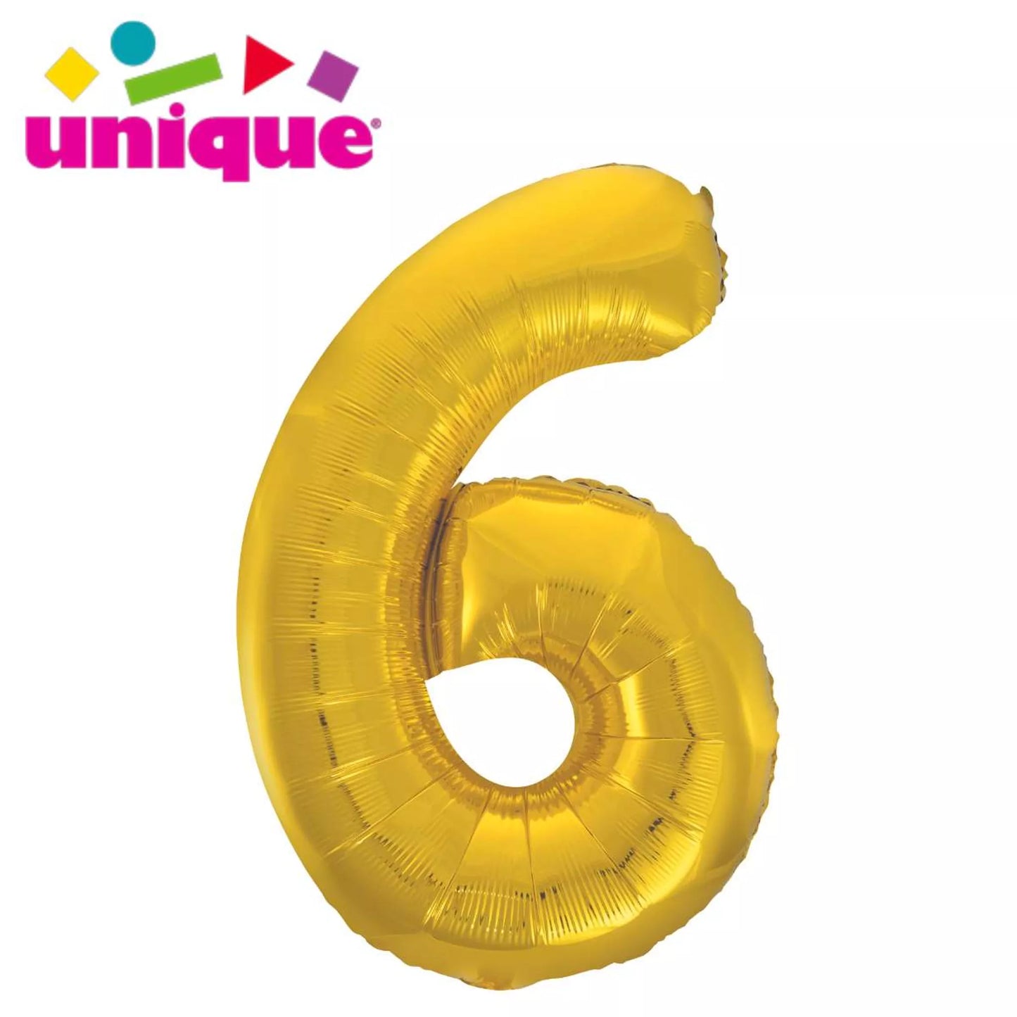 34" Foil Number Balloon (choice of colours)