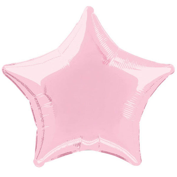 Star shaped foil balloons