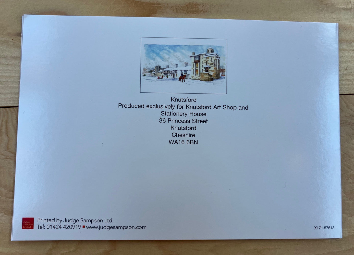 Pack of 10 Knutsford Christmas Cards