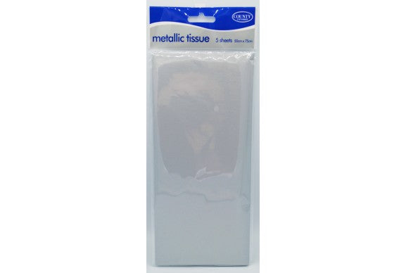 Metallic tissue paper pack of 5 sheets