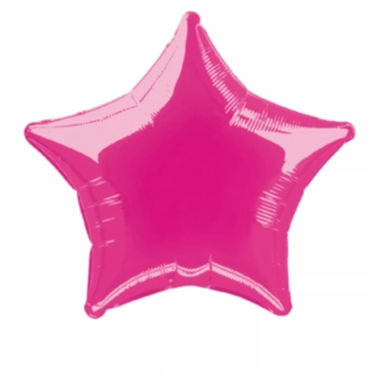 Star shaped foil balloons