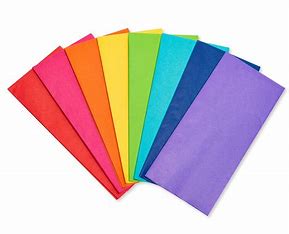 Tissue Paper pack of 10 sheets of one colour
