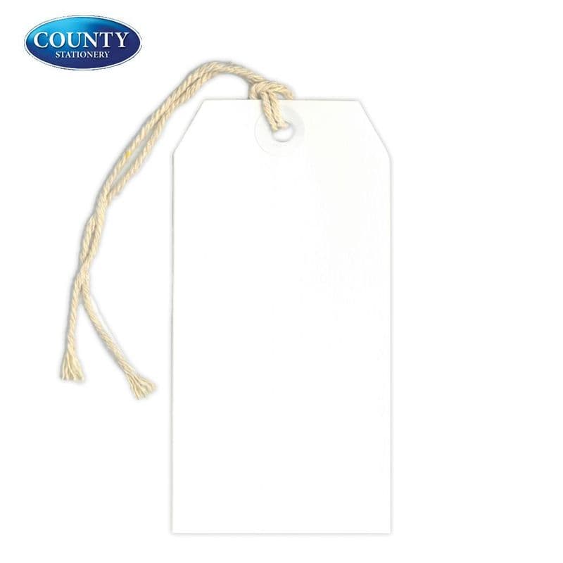Tie on labels pack of 10 (choice of colours)