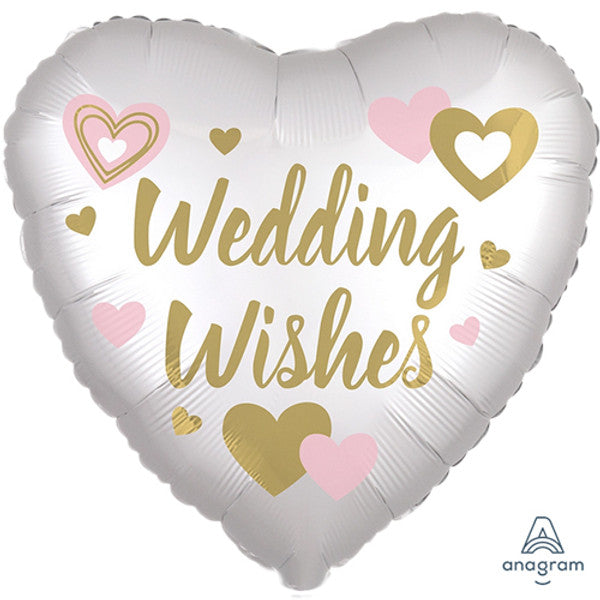 Wedding Foil Helium Balloon (choice of designs)
