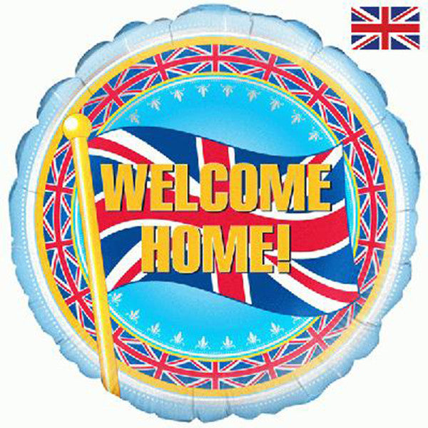 Welcome Home Foil Helium Balloon (choice of designs)