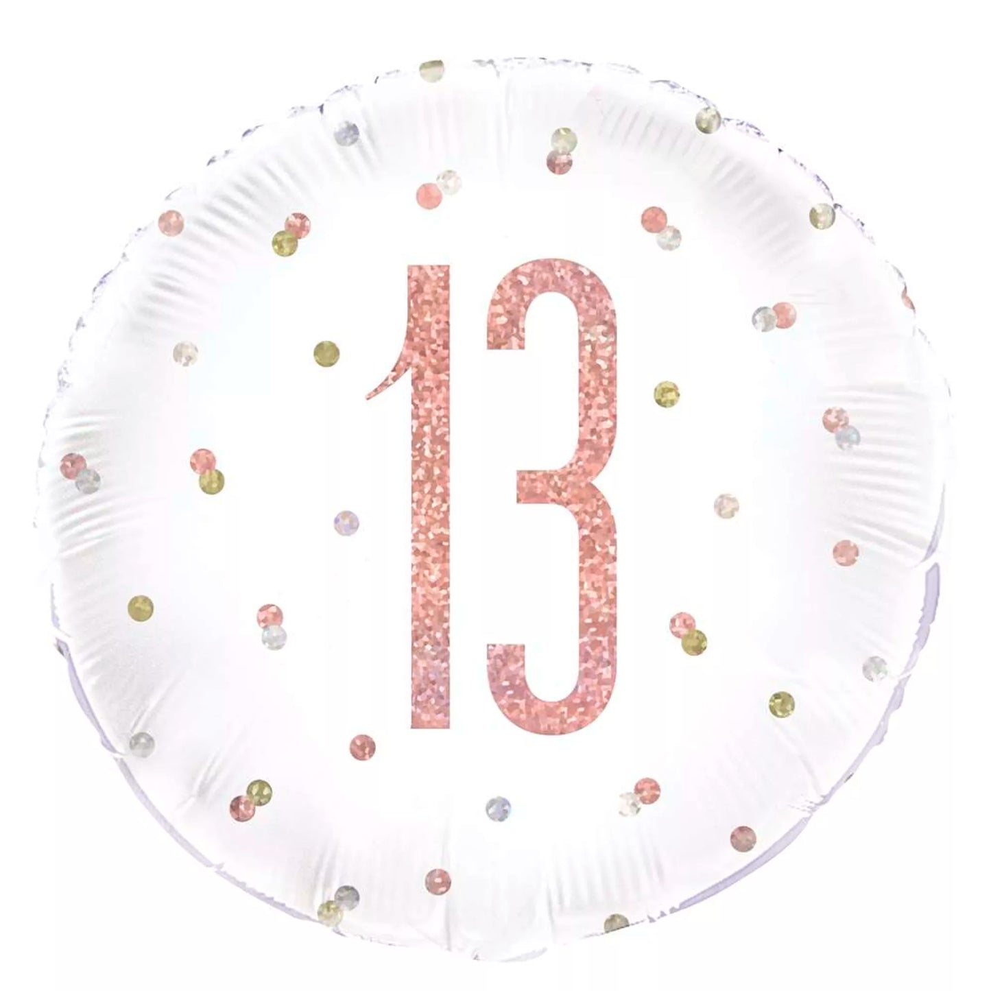 13th Birthday Round Foil Helium Balloon