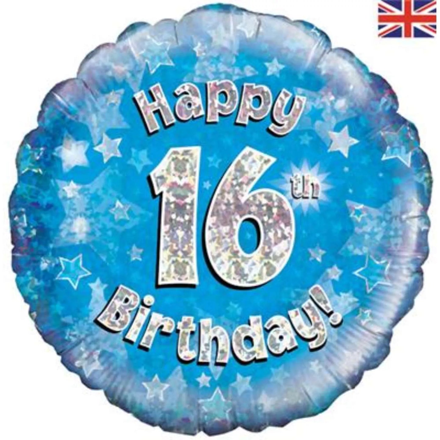 16th Birthday Round Foil Helium Balloon
