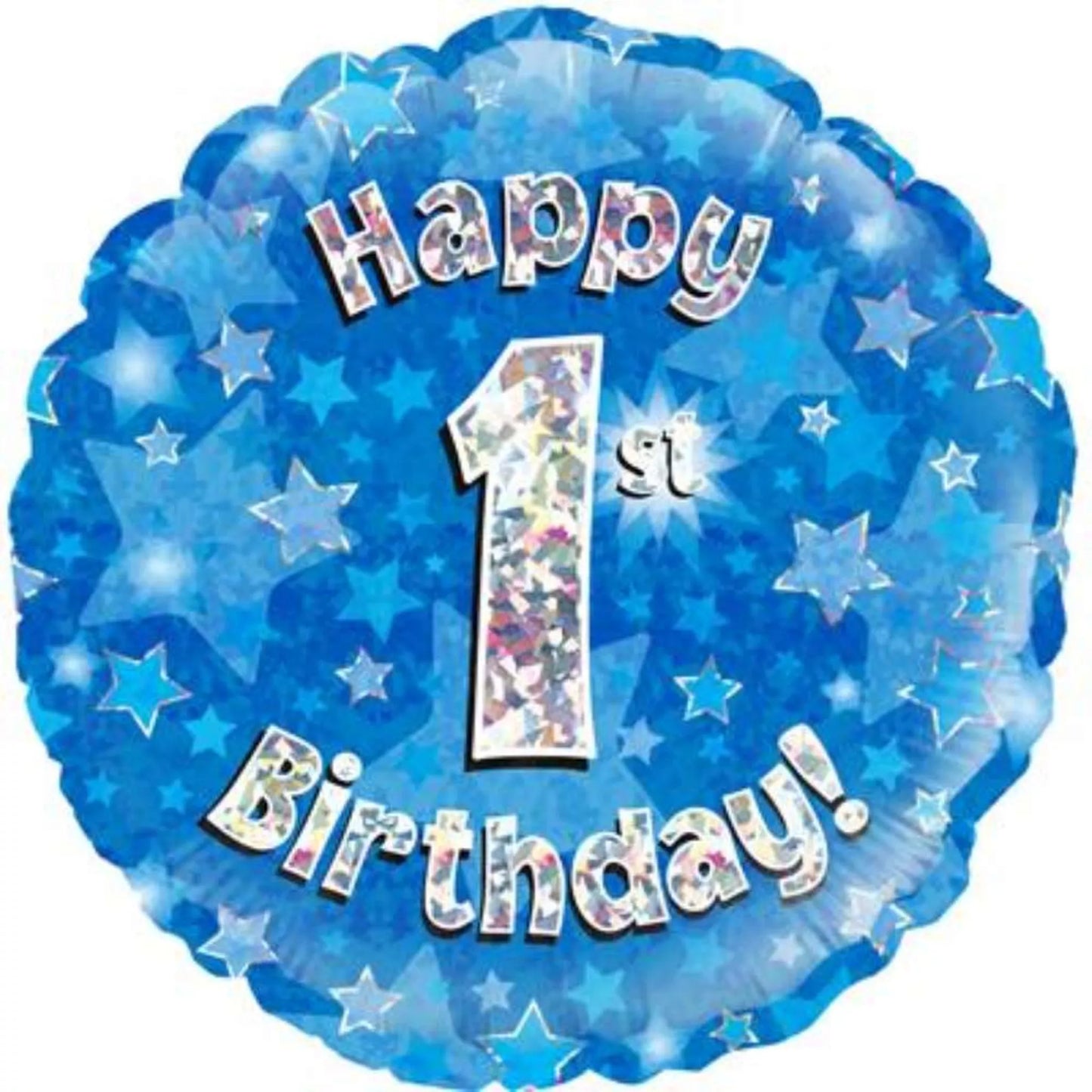 1st Birthday Round Foil  Helium Balloon