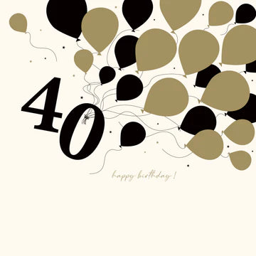 40th Birthday Card