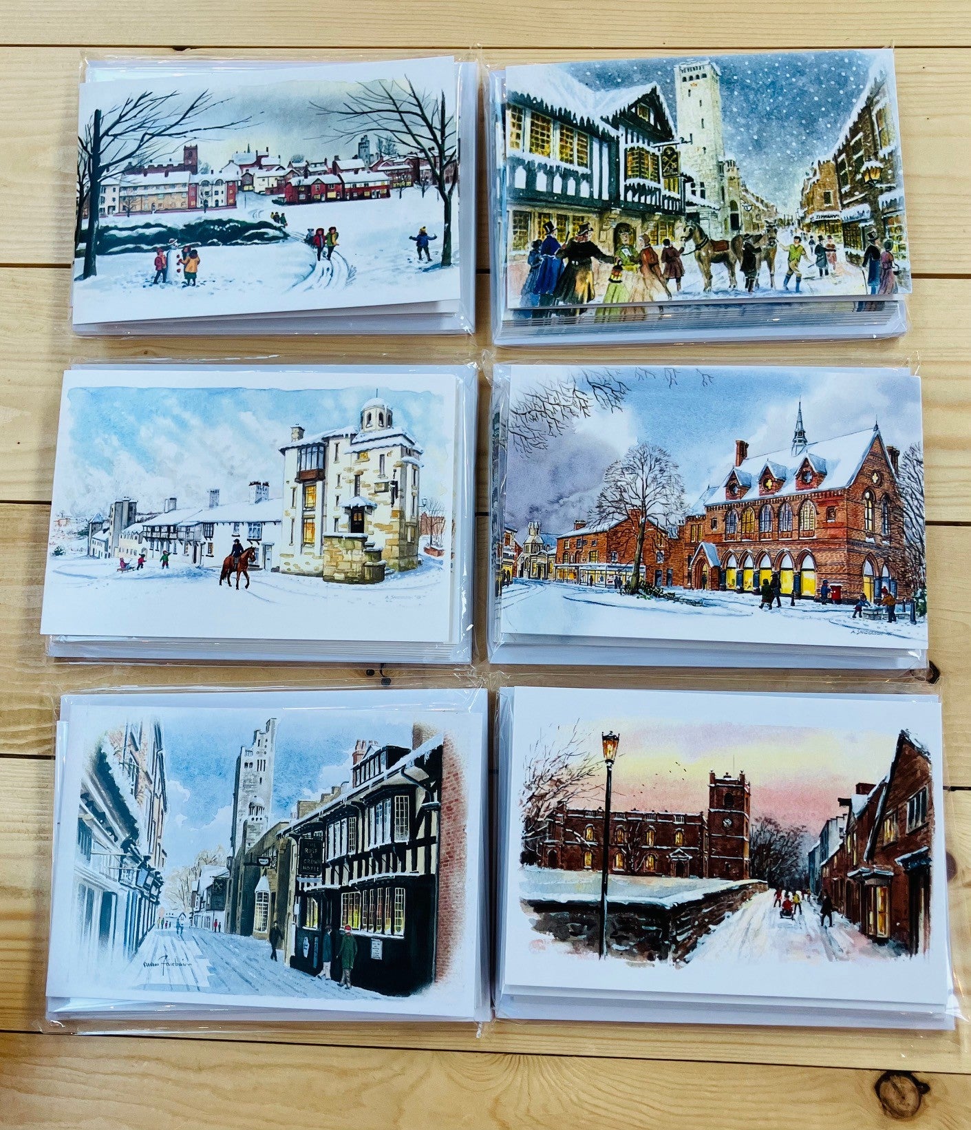 Pack of 10 Knutsford Christmas Cards