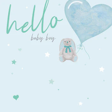 New Baby Boy Greeting Card (choice of designs)