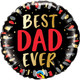 Fathers Day Foil Helium Balloons (choice of designs)