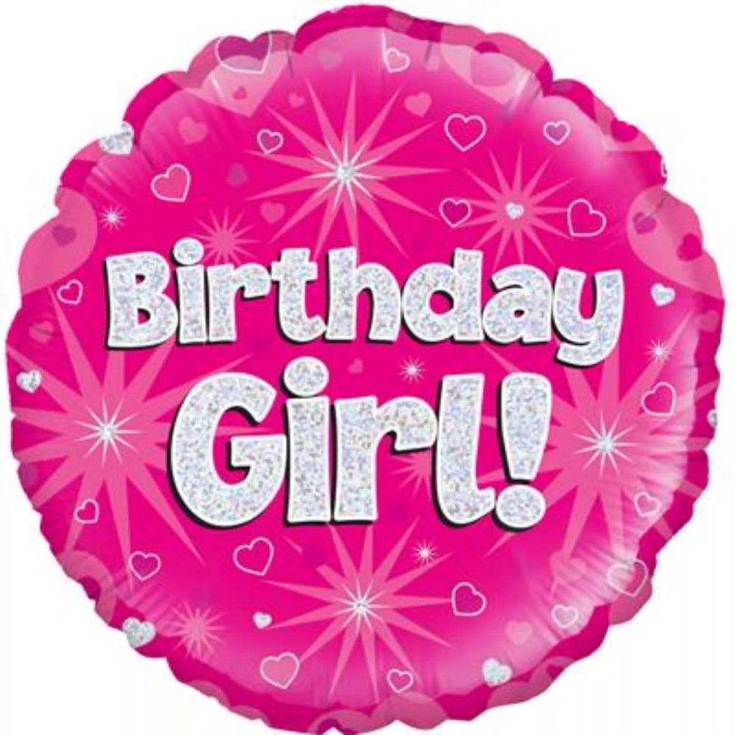Birthday Girl Foil Helium Balloon (choice of designs)