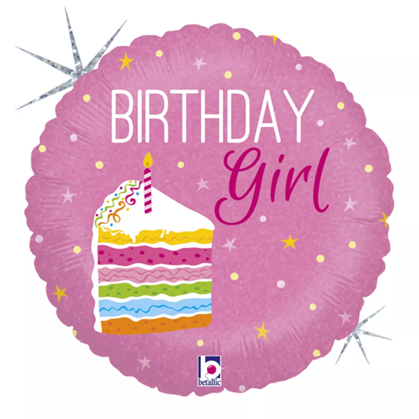 Birthday Girl Foil Helium Balloon (choice of designs)