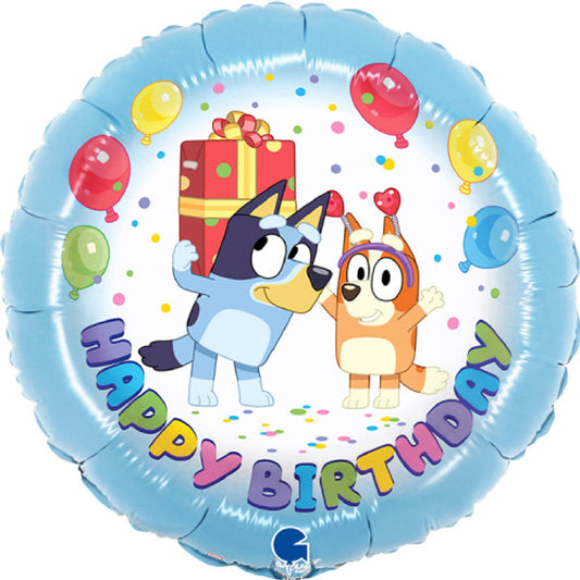 Bluey Happy Birthday Foil Helium Balloon