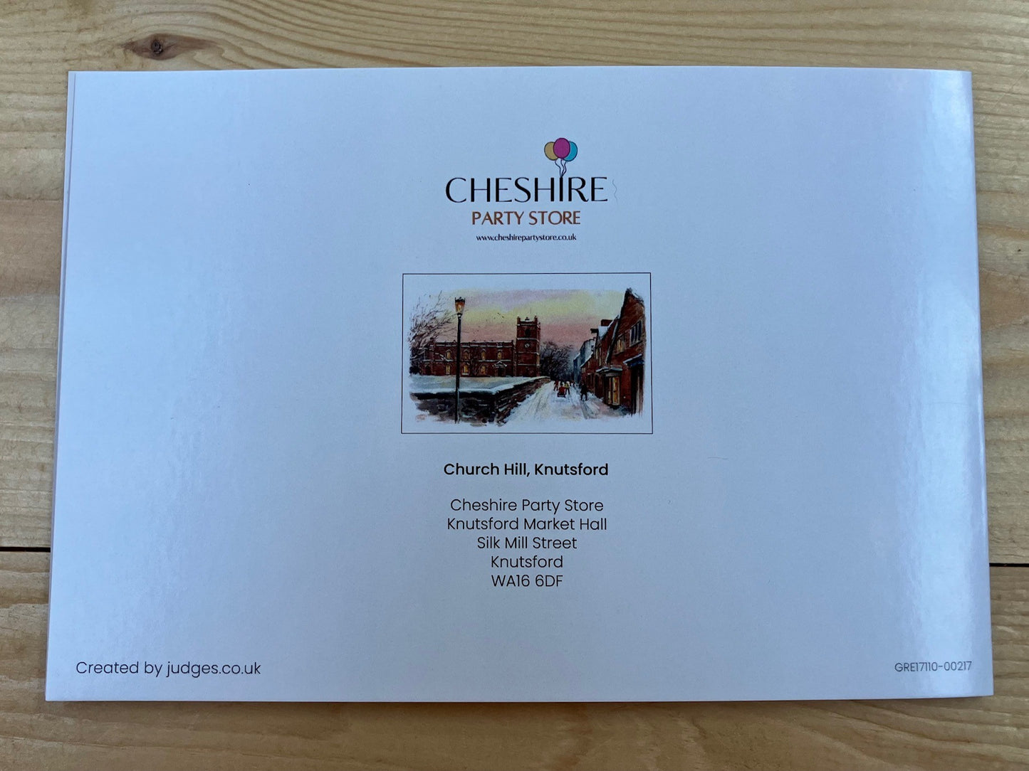 Pack of 10 Knutsford Christmas Cards