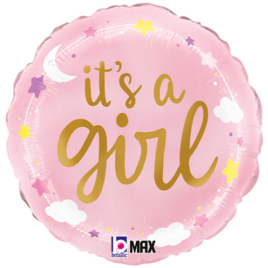 It's a girl Foil Helium Balloon