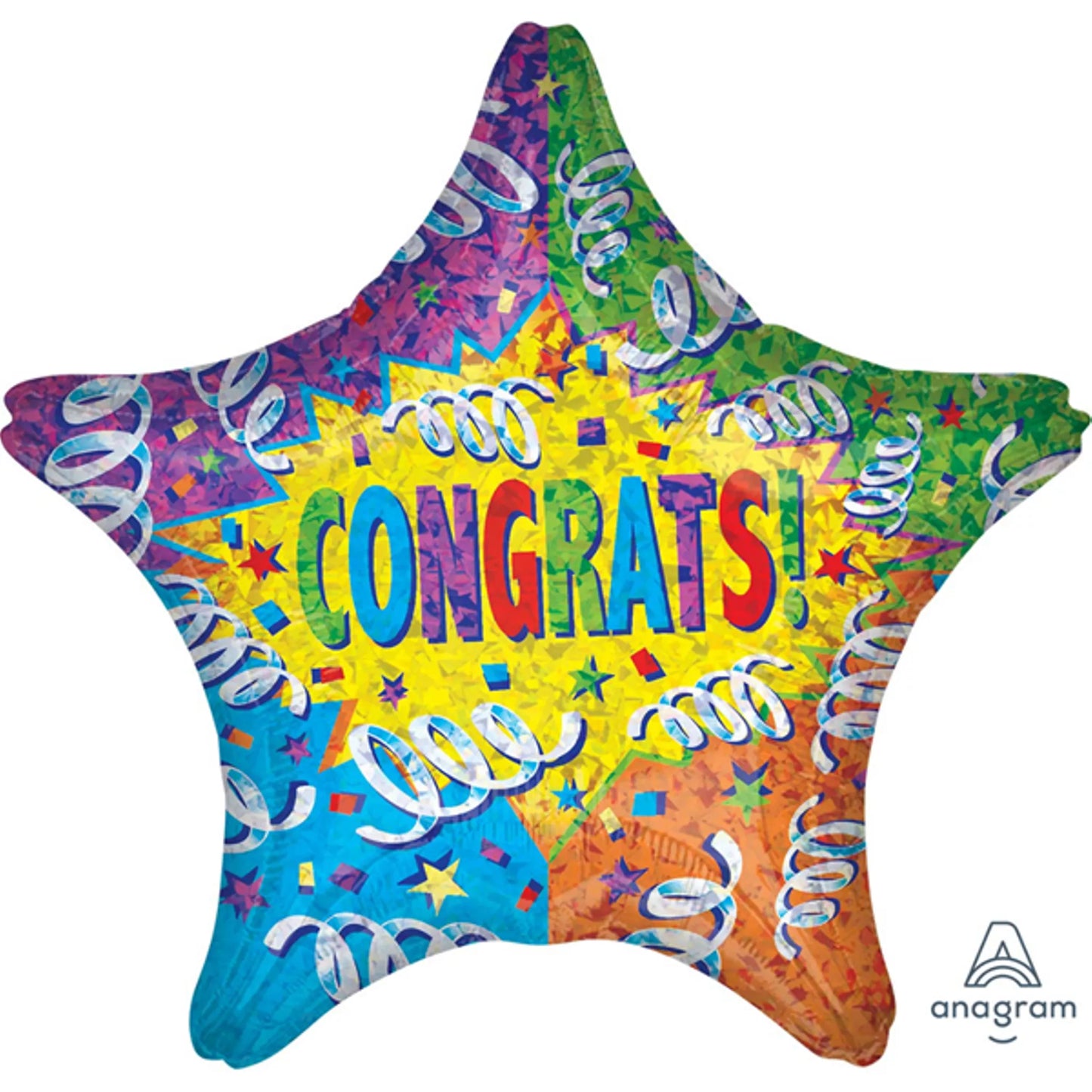 Congratulation Foil Helium Balloon (choice of designs)