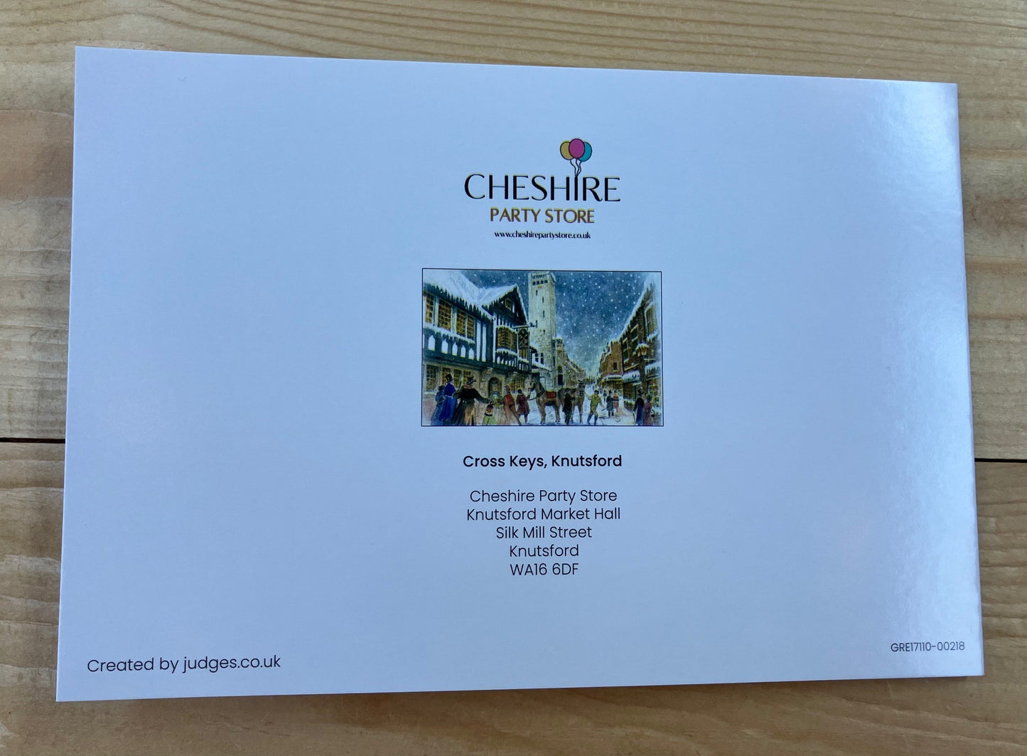 Pack of 10 Knutsford Christmas Cards