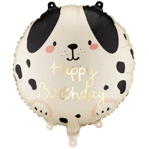 Cute Dog/Puppy Happy Birthday Foil Helium Balloon