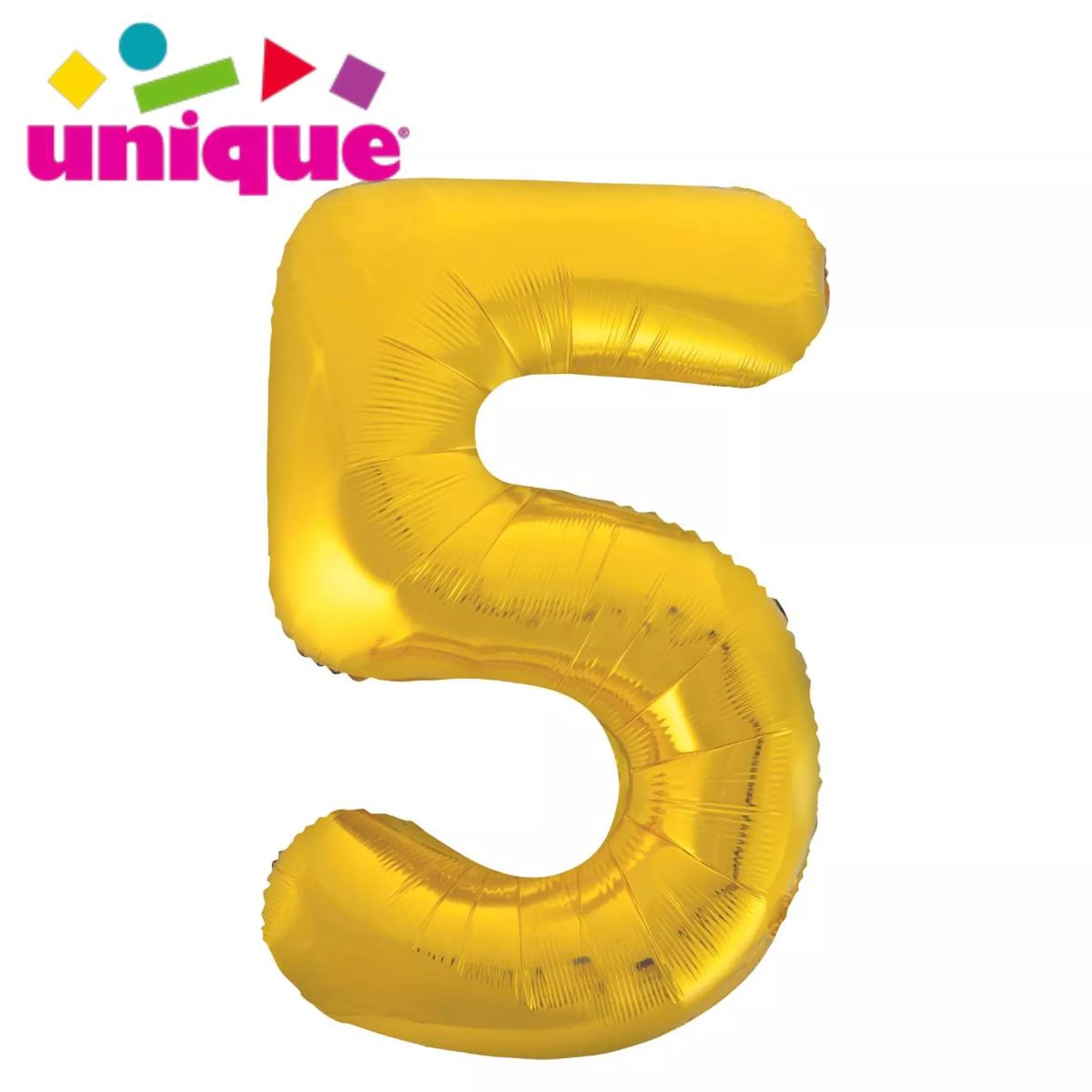 34" Foil Number Balloon (choice of colours)