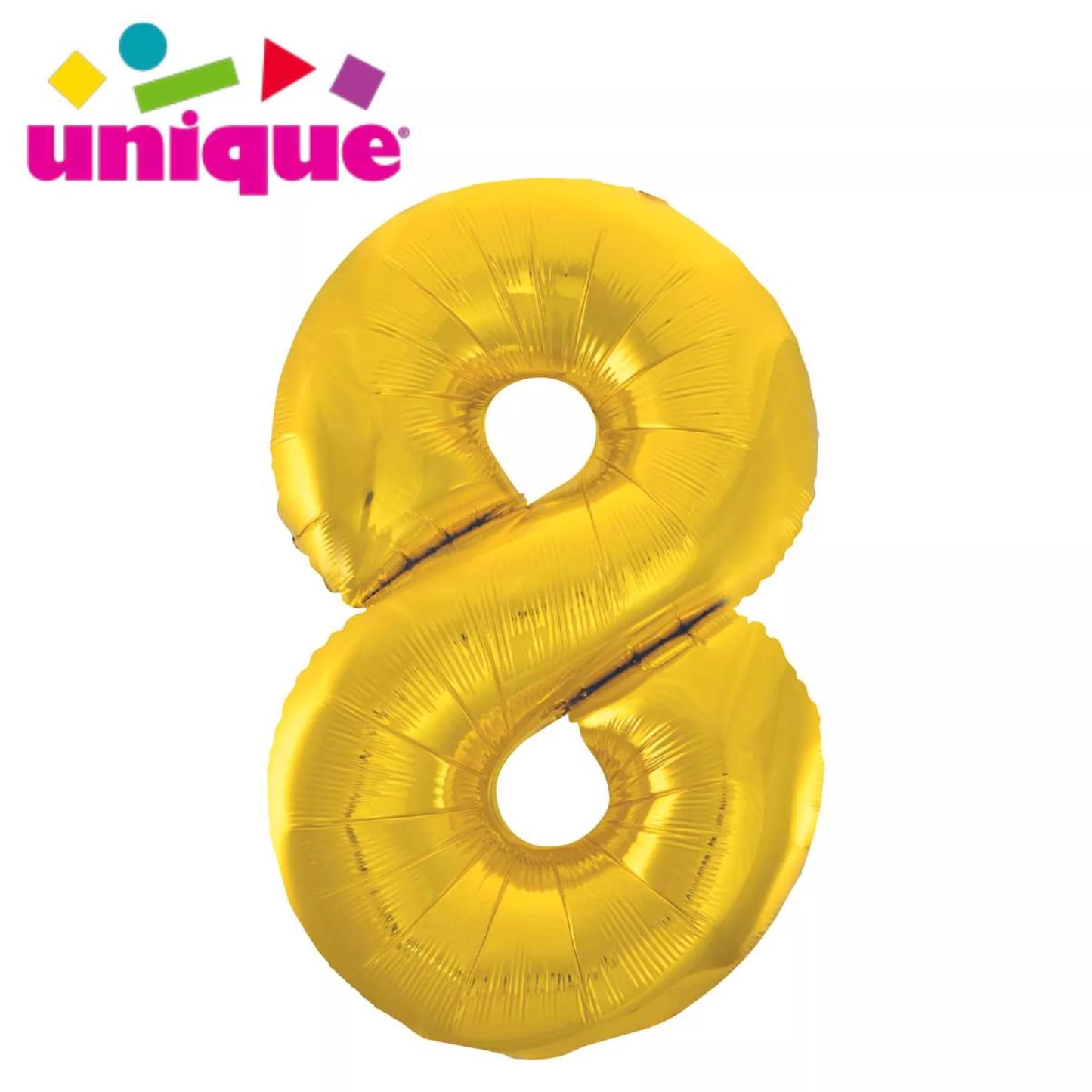 34" Foil Number Balloon (choice of colours)
