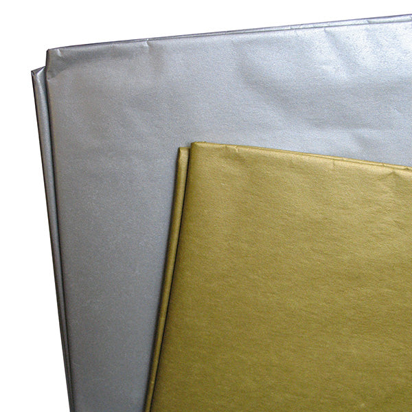 Metallic tissue paper pack of 5 sheets