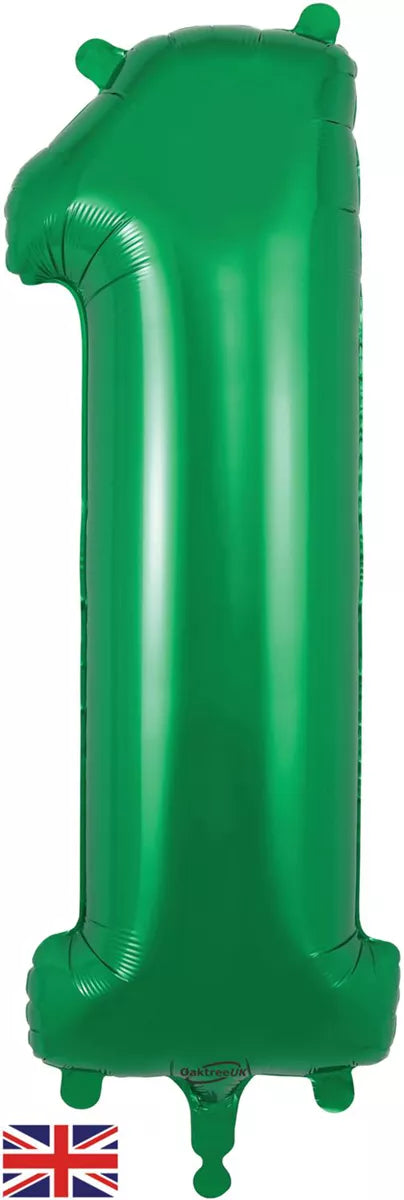 34" Foil Number Balloon (choice of colours)