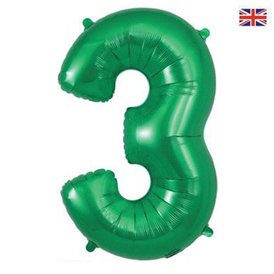 34" Foil Number Balloon (choice of colours)