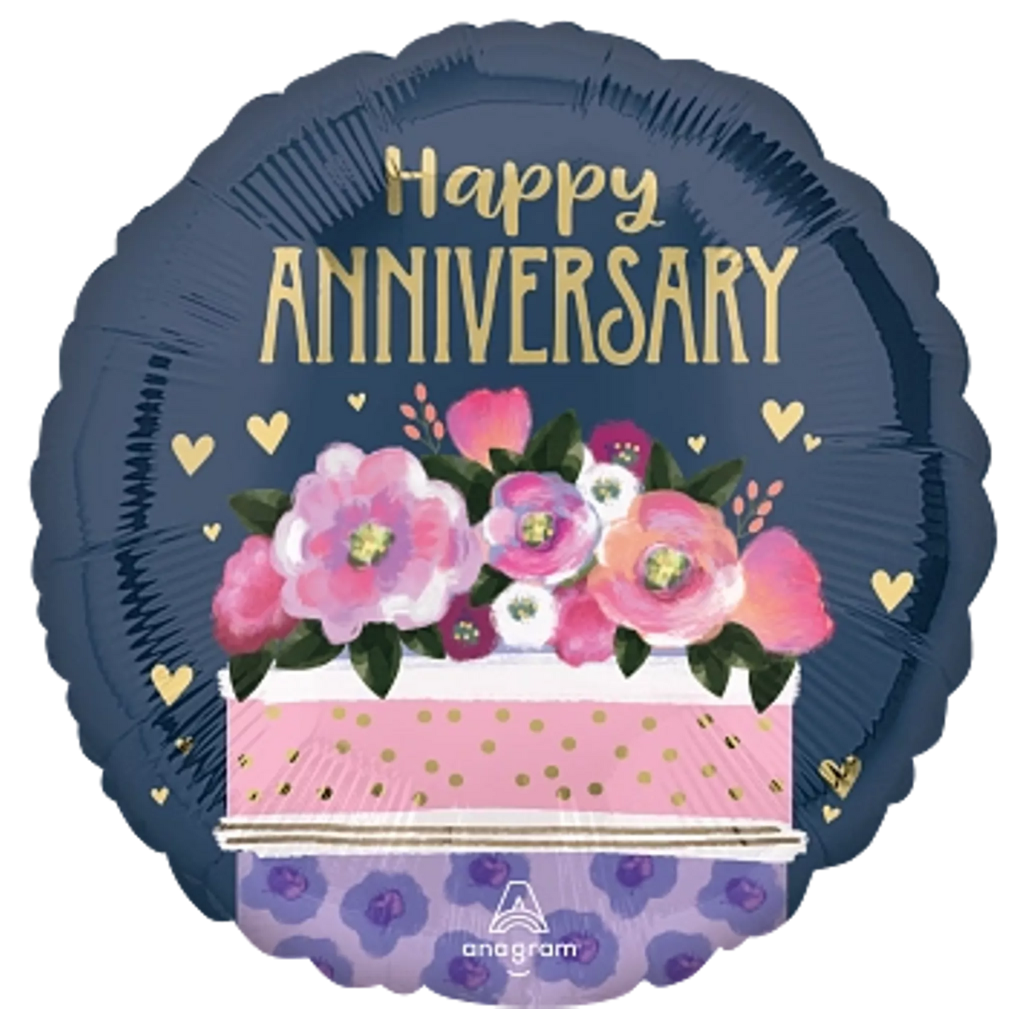 Happy Anniversary Foil Helium Balloon