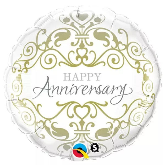 Happy Anniversary Foil Helium Balloon