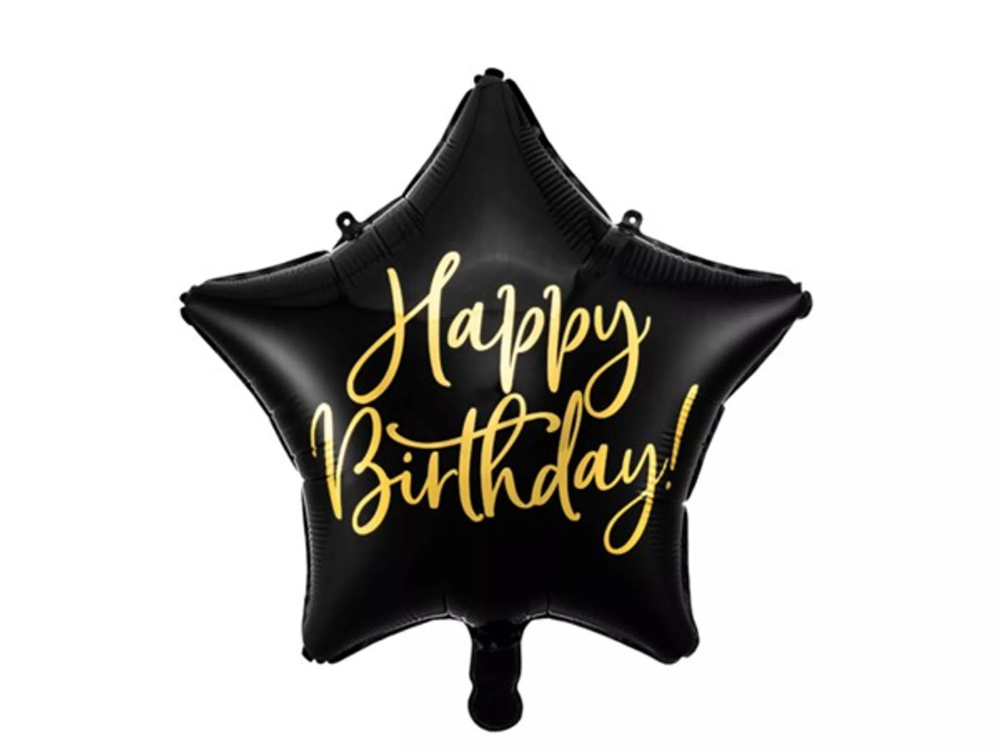 Happy Birthday Star Balloon (choice of colours)