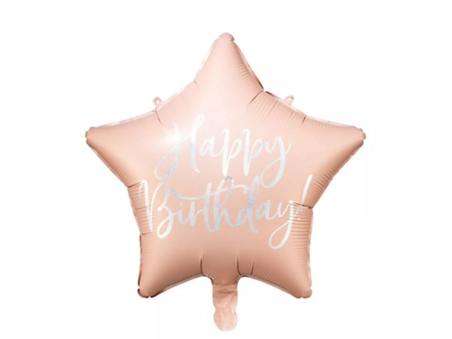 Happy Birthday Star Balloon (choice of colours)