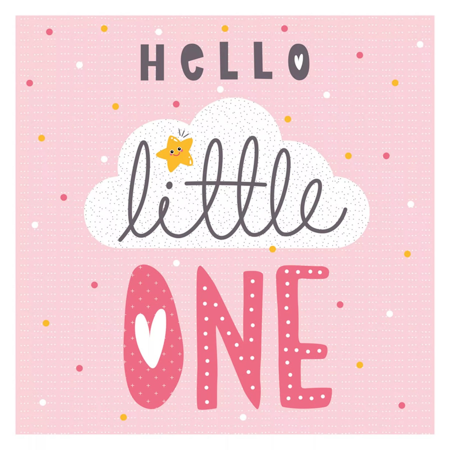 New Baby Girl Greeting Card (choice of designs)