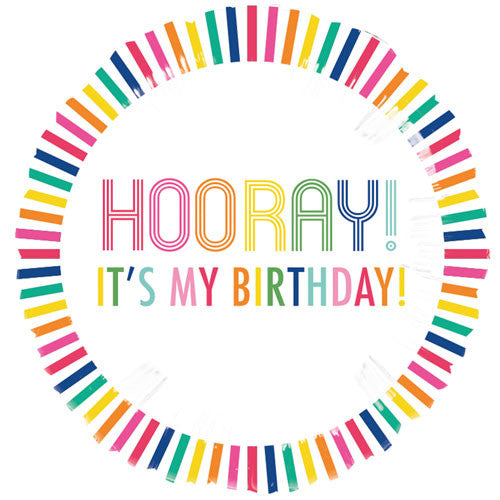 Hooray It's My Birthday Foil Helium Balloon