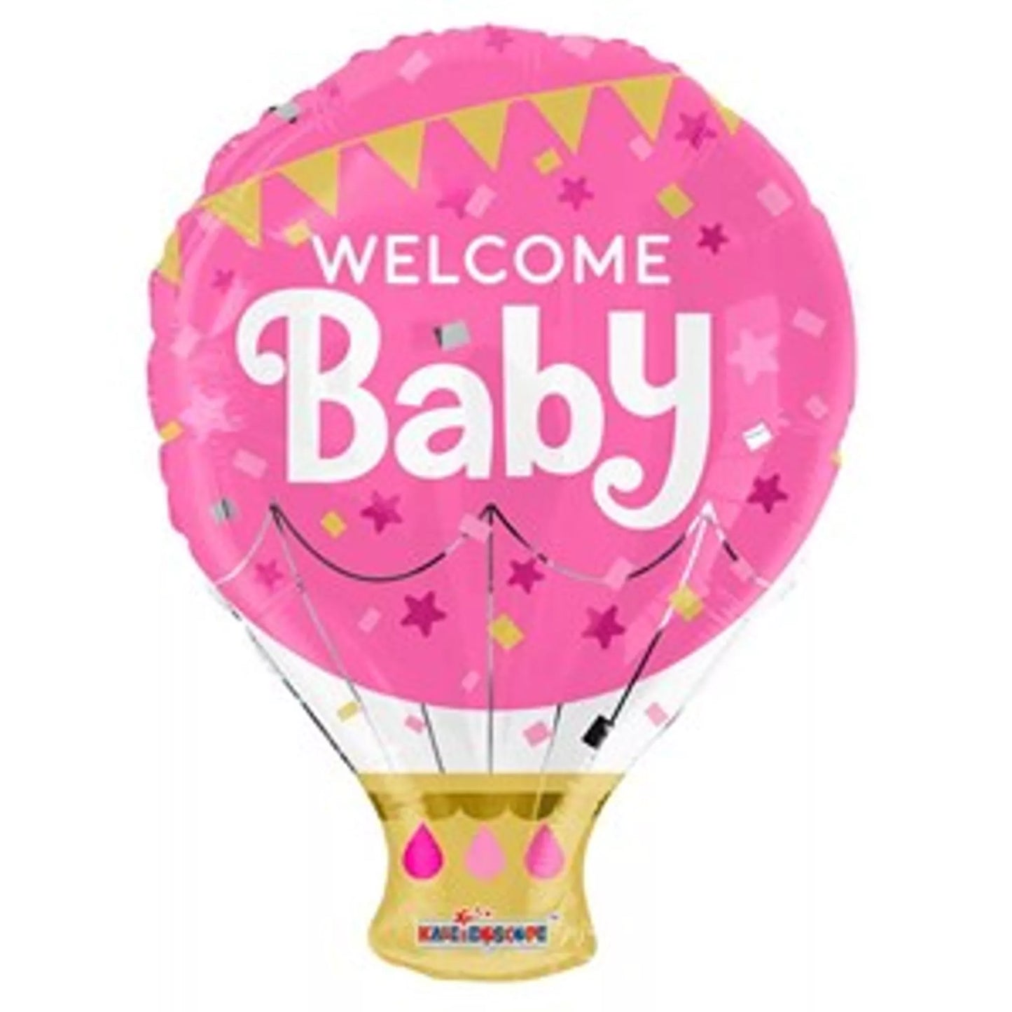Girl Birth Foil Helium Balloons (choice of designs)