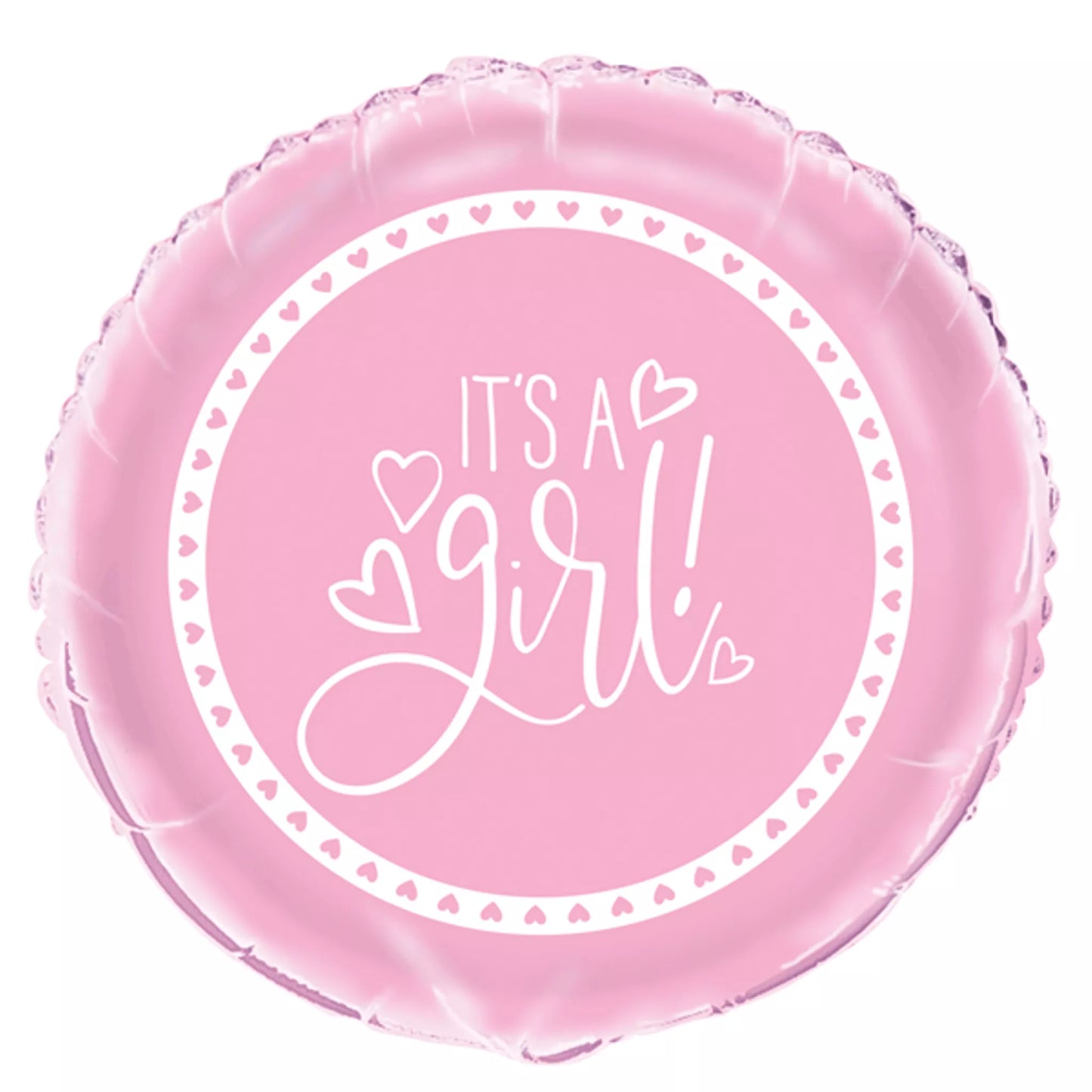 Girl Birth Foil Helium Balloons (choice of designs)