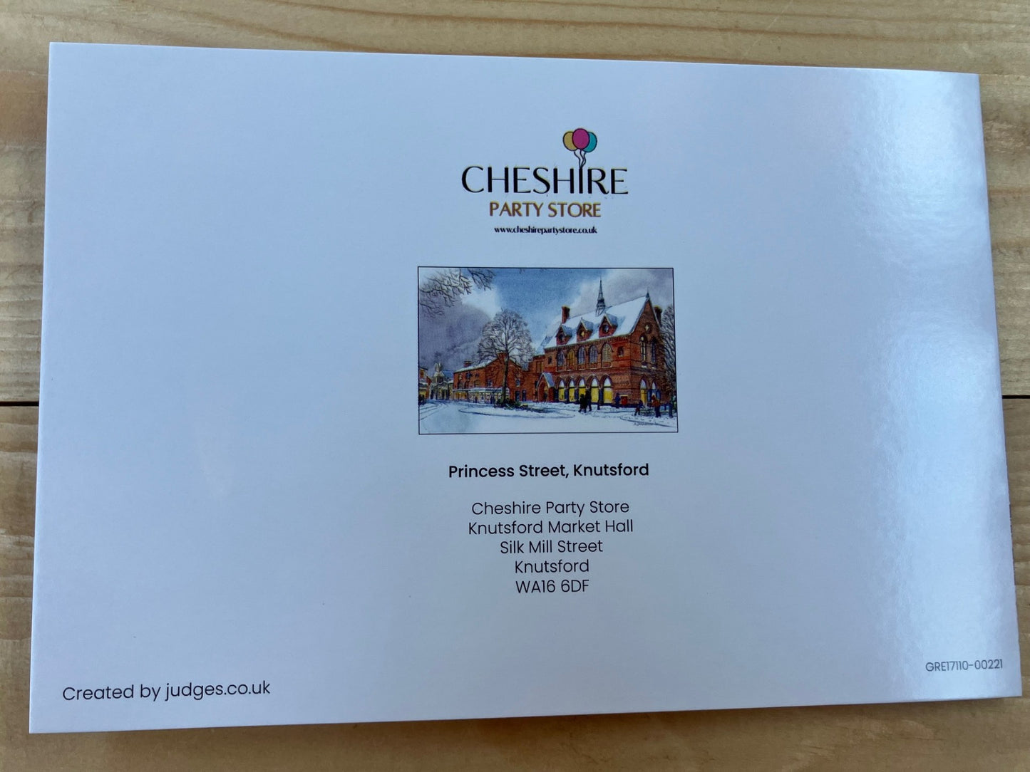 Pack of 10 Knutsford Christmas Cards