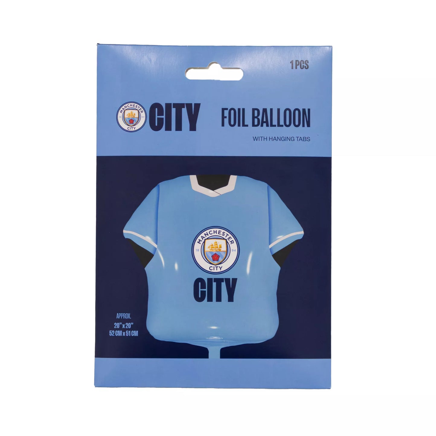Officially Licenced Manchester City Foil Helium Balloon
