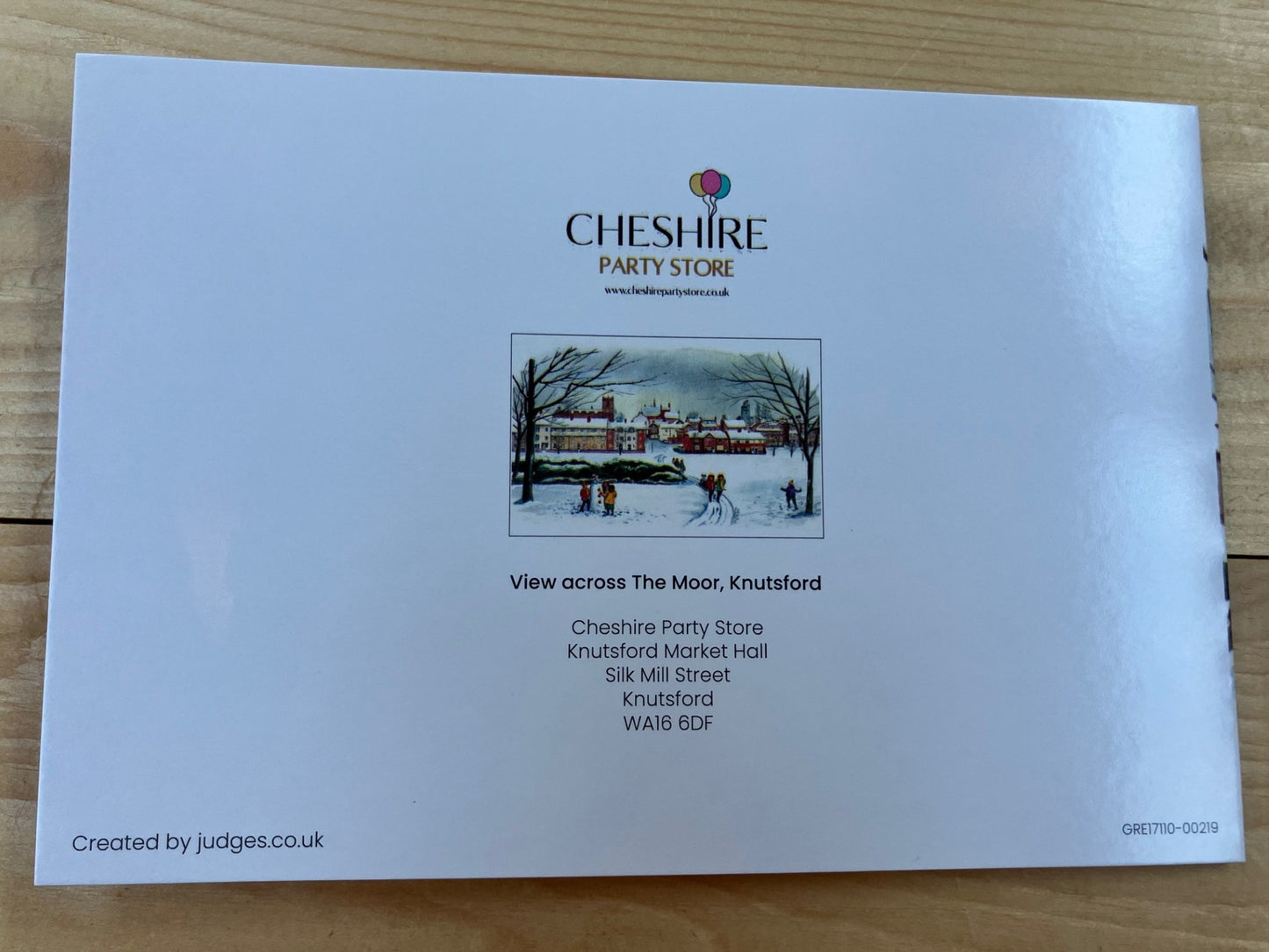 Pack of 10 Knutsford Christmas Cards