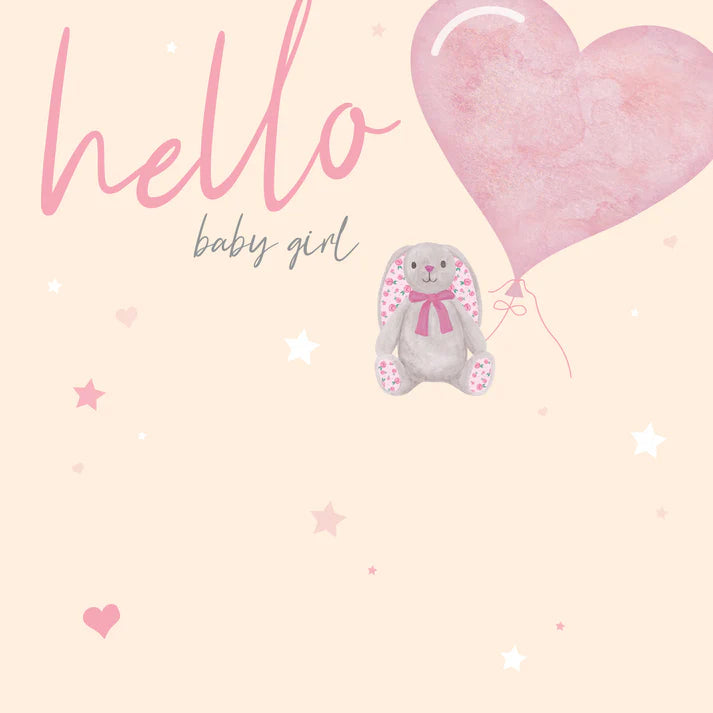 New Baby Girl Greeting Card (choice of designs)
