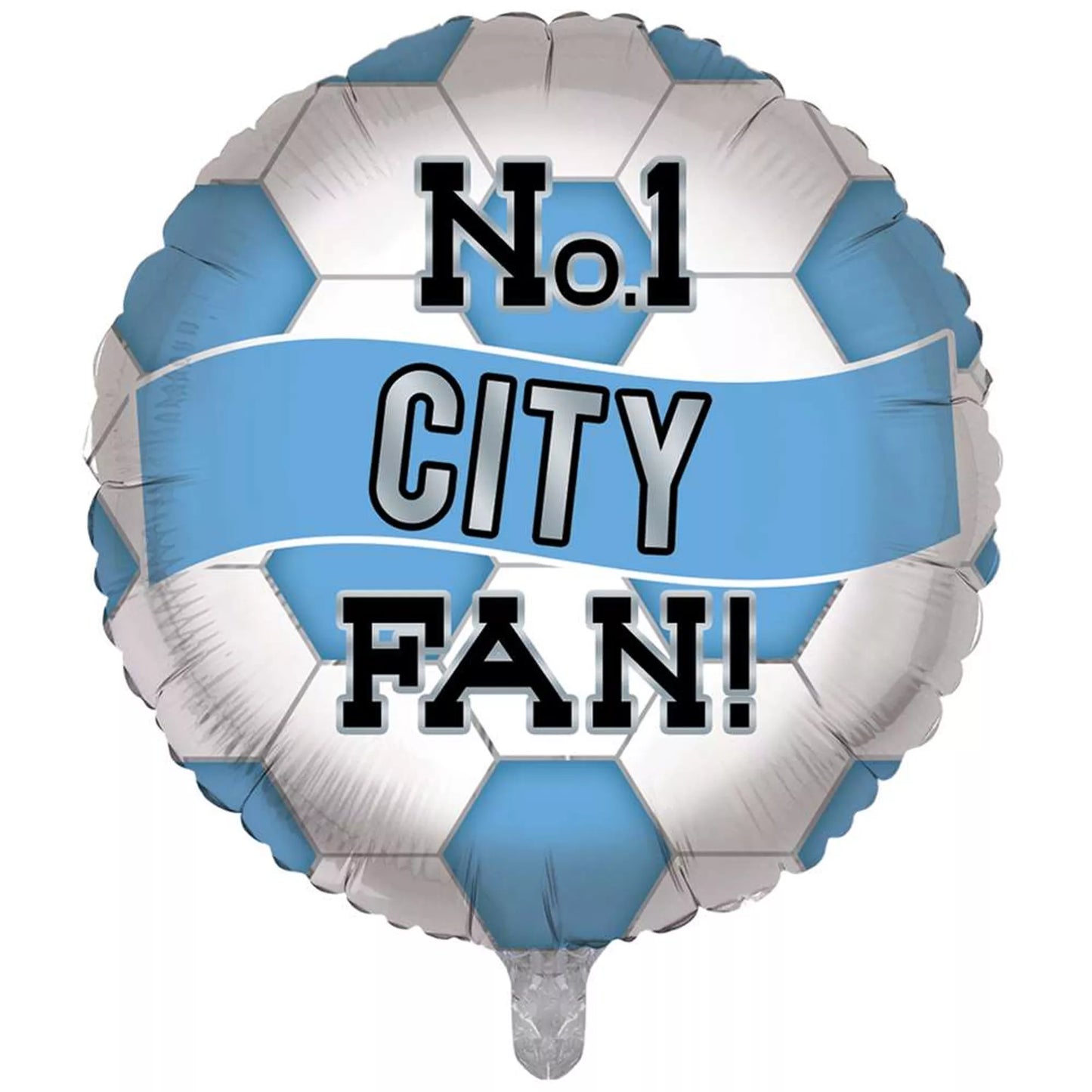 No. 1 City Fan Foil Helium Balloon