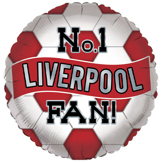 No 1 Liverpool Fan Helium Balloon