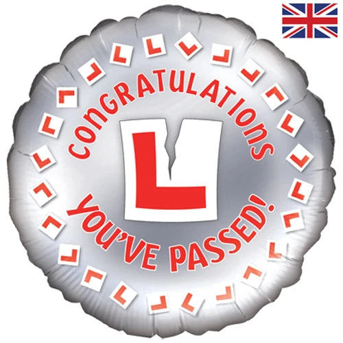 Congratulations You've Passed! Foil helium balloon