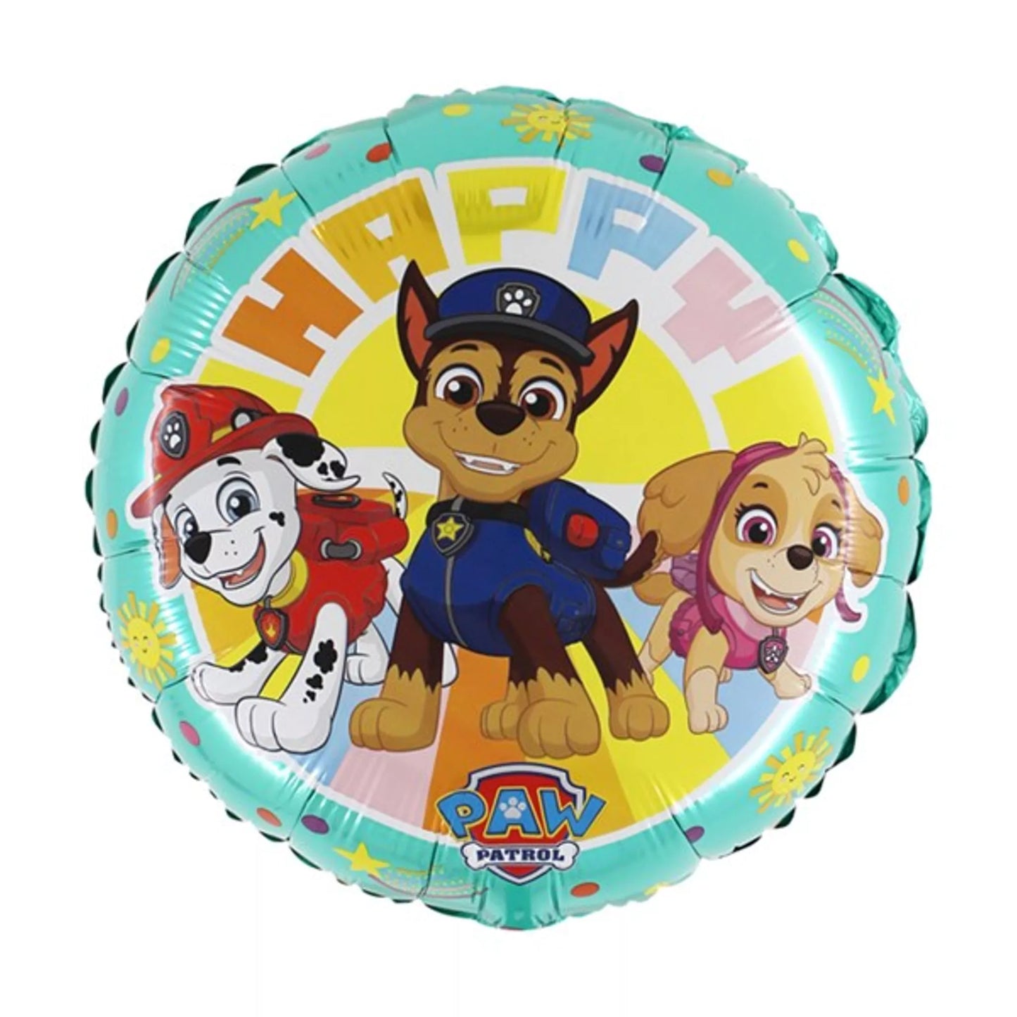 Paw Patrol Happy Birthday Foil Helium Balloon