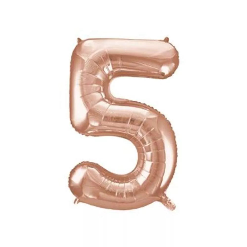 34" Foil Number Balloon (choice of colours)